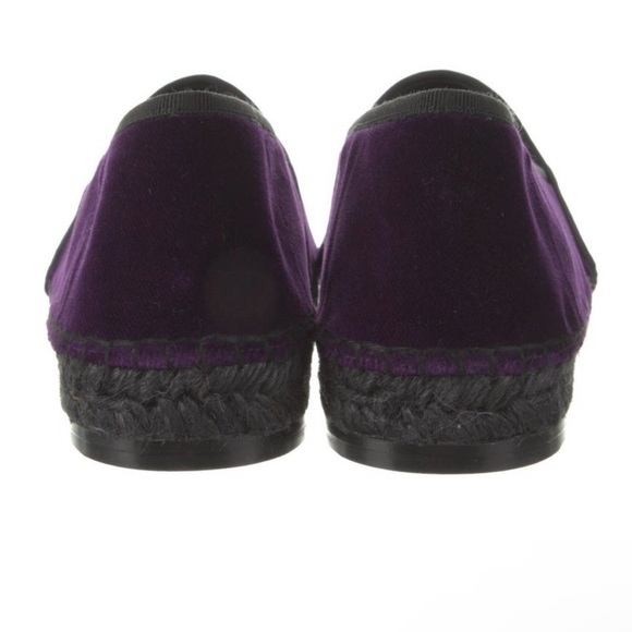Dolce & Gabbana Purple Velvet Loafers